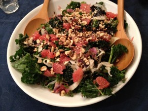 Seasonal Salad for Thanksgiving